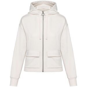 Native Spirit Womens/Ladies Full Zip Hoodie / Ivory